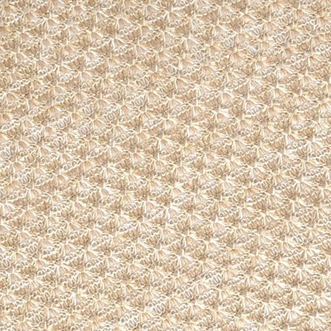 Podkładka na Stół Okrągła Jasnobeżowa Złota 38 cm HOME STYLING COLLECTION