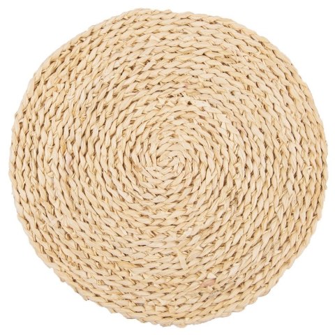 Podkładka na Stół Okrągła Naturalna Boho 35 cm ORION Liście Kukurydzy