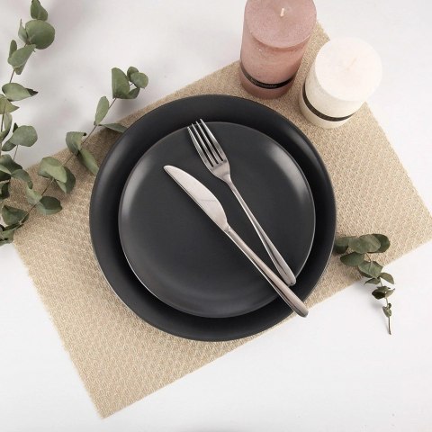 Podkładka na Stół Prostokąt Jasnobeżowy Złoty 45 x 30 cm HSC