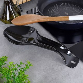 Podstawka pod Chochlę i Łyżkę Czarna 29 x 10,5 cm VILDE Ochrona Blatu