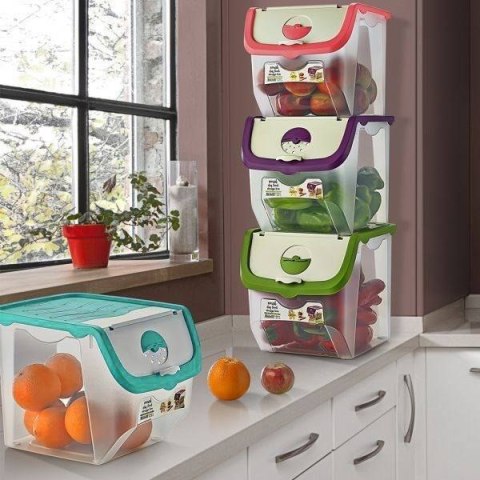 Pojemnik Kuchenny ORION 12 l na Warzywa Owoce Ziemniaki Cebulę Solidny