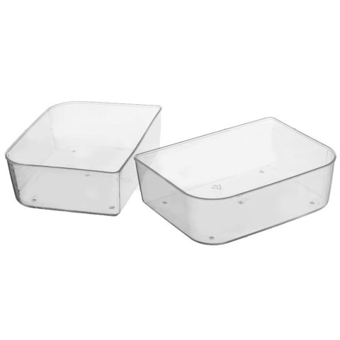 Pojemnik Lunchbox Dzielony 2 Komory Szczelny 1 L ORION Zmywarka 21 x 15 cm