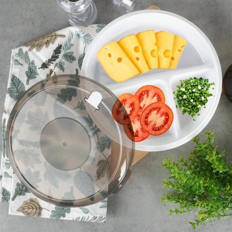 Pojemnik do Mikrofalówki Dzielony Talerz 25 cm EXCELLENT HOUSEWARE