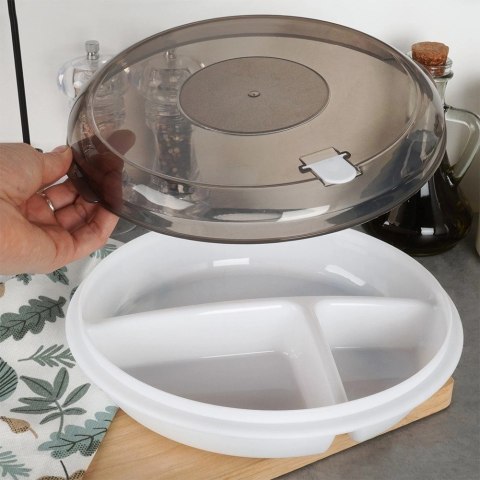 Pojemnik do Mikrofalówki Dzielony Talerz 25 cm EXCELLENT HOUSEWARE