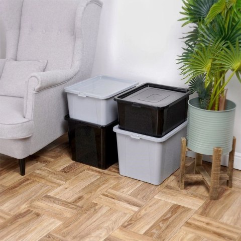 Pojemnik do Przechowywania Uniwersalny Plastikowy z Pokrywką VILDE 30 l