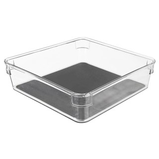 Pojemnik Organizer Szuflady GREY 16 x 16 x 4,5 cm ORION Antypoślizgowy
