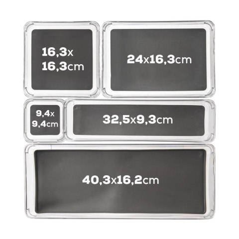 Pojemnik Organizer do Szuflady Szafki Pzechowywania ORION 40x16x4,5 cm