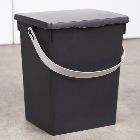 Pojemnik Organizer na Akcesoria Czarny 5,5 L 19 x 18 x 23 cm z Pokrywą