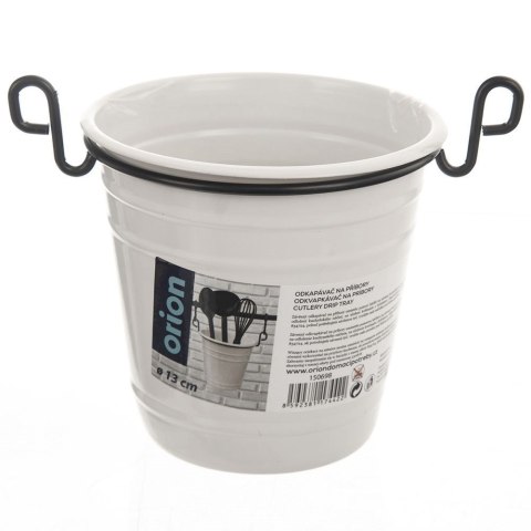 Pojemnik Organizer na Przybory Kuchenne Zawieszany Biały ORION 12,5x13,5 cm