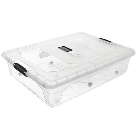 Pojemnik Pod Łóżko na Kółkach Duży 50 L ORION Wentylacja 80 x 60 cm