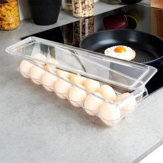 Pojemnik na Jajka z Pokrywką Przezroczysty 14 szt. EH 36 x 10,5 x 8,5 cm