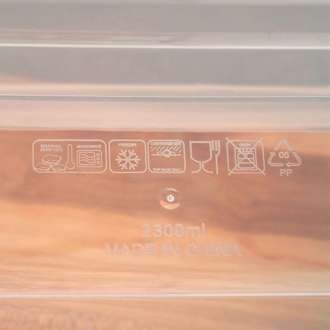 Pojemnik na Jedzenie Próżniowy z Datownikiem 2,3 L EXCELLENT 23 x 16 x 11cm