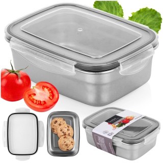 Pojemnik na Jedzenie Stalowy z Pokrywką Uszczelką EXCELLENT HOUSEWARE 700ml