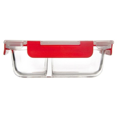 Pojemnik na Jedzenie Żywność Szklany Pokrywka Uszczelka Dzielony ORION 1,3l