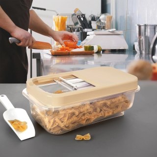 Pojemnik na Kapsułki Karmę Proszek 5 L 35 x 19,5 x 13 cm ORION Beżowy