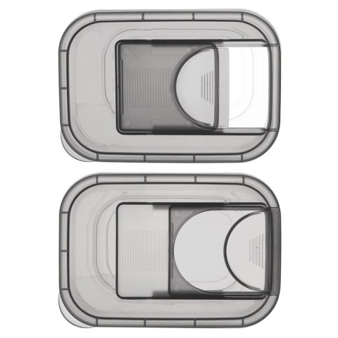 Pojemnik na Kapsułki Karmę Sypkie 1,3 L ORION z Dozownikiem 16,5 x 11,5 cm