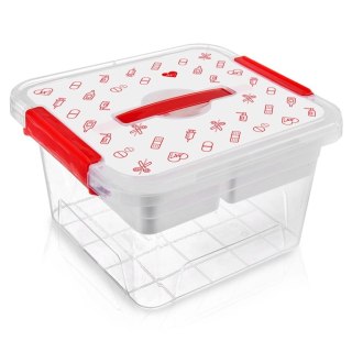 Pojemnik na Leki Apteczka Domowa 8 L z Organizerem 26 x 24,5 x 15,5 cm