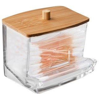 Pojemnik na Patyczki Kosmetyczne WHITNEY 7 x 9 x 7,5 cm ORION Akrylowy