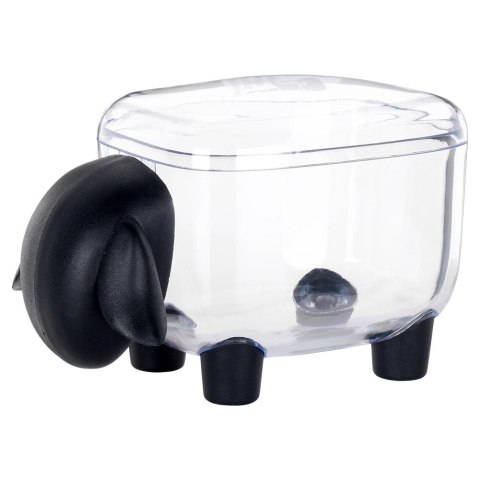 Pojemnik na Patyczki Owieczka Dekoracyjny 13 x 7 x 8 cm VILDE Przezroczysty