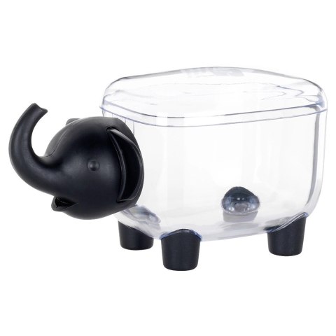 Pojemnik na Patyczki Słonik Dekoracyjny 15,5 x 7 x 8 cm VILDE Przezroczysty