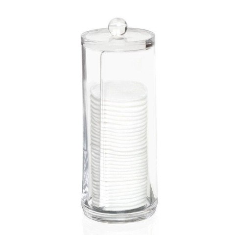 Pojemnik na Płatki Kosmetyczne z Podajnikiem 7,5 x 20 cm ORION Pionowy