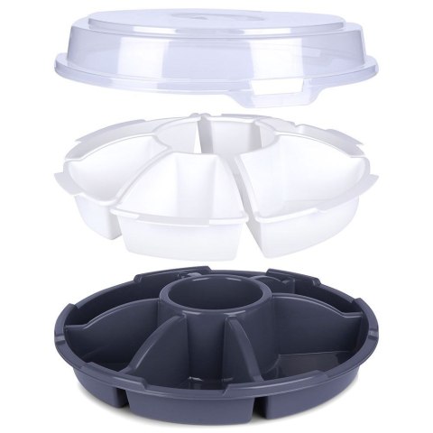 Pojemnik na Przekąski do Serwowania z Pokrywą EXCELLENT HOUSEWARE 33 cm