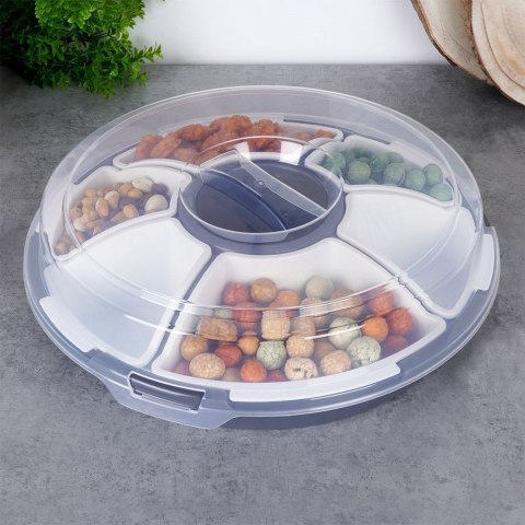 Pojemnik na Przekąski do Serwowania z Pokrywą EXCELLENT HOUSEWARE 33 cm