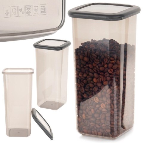 Pojemnik na Sypkie Piętrowany 1,6 L EXCELLENT Zamykany 22,5 x 11 cm