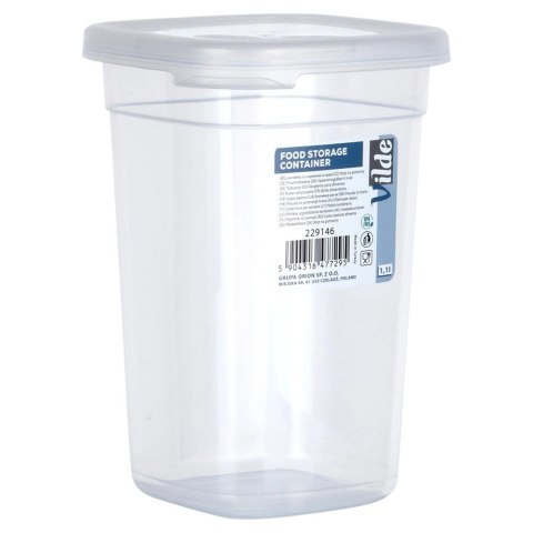 Pojemnik na Sypkie Piętrowany 1 L VILDE z Pokrywką Zamykany 16 x 11 cm