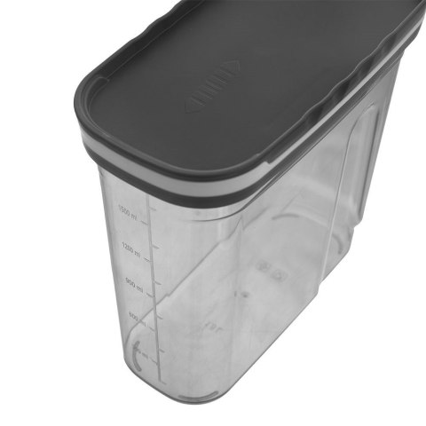 Pojemnik na Sypkie z Miarką Dozownik 1,8 L ORION Piętrowany 19,5 x 18 cm