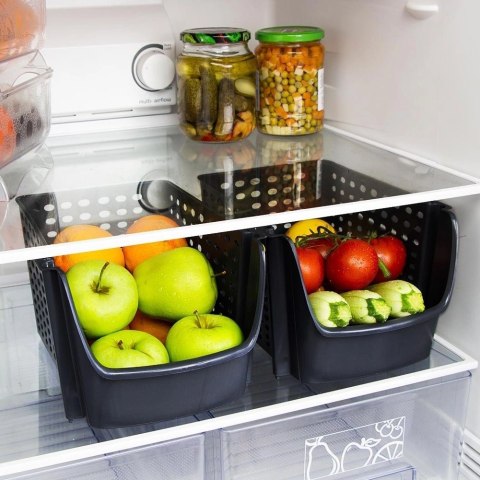 Pojemnik na Warzywa Owoce Piętrowany VILDE z Wentylacją 29 x 21 x 16 cm