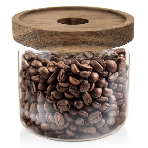 Pojemnik Szklany Sypkie Produkty 500 ml ORION z Uszczelką 10 x 9 cm