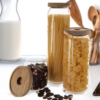 Pojemnik Szklany Sypkie Produkty 730 ml ORION z Pokrywką 12,5 x 10 cm