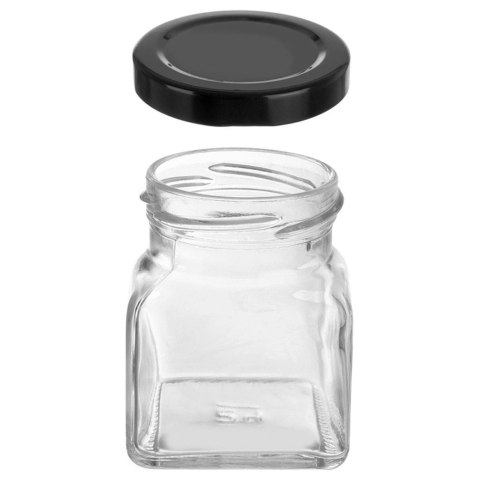 Pojemnik Szklany na Przyprawy 120 ml ORION z Metalową Nakrętką 7 x 5,5 cm