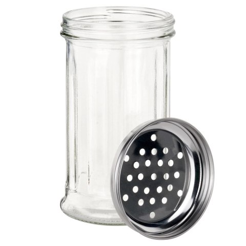 Pojemnik Szklany na Przyprawy Sitko 350 ml VILDE z Otworami 13,5 x 7,5 cm