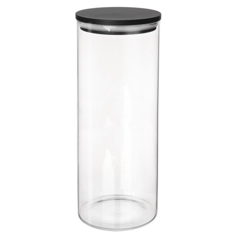 Pojemnik Szklany z Uszczelką Bambusową 1,2 L ORION 9 x 9 x 22 cm