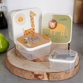 Pojemniki dla Dziecka na Kanapki Śniadanie Śniadaniowe Solidne ORION 4 szt.