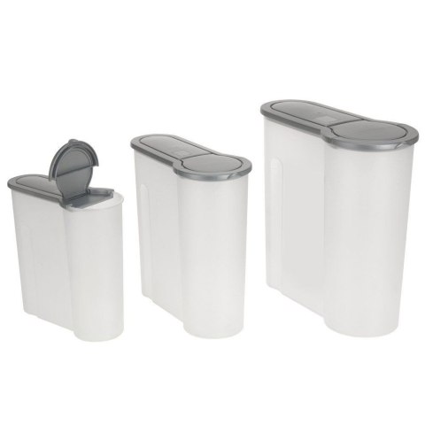 Pojemniki na Płatki Makaron Mąkę z Dozownikiem EXCELLENT HOUSEWARE 3 szt.