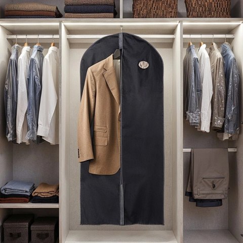 Pokrowiec Ochronny na Ubrania Długie Sukienka Płaszcz VILDE 60 x 135 cm