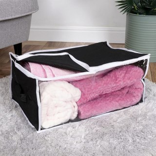 Pokrowiec na Pościel Ubrania Włóknina Okienko SG Przewiewny 45 x 30 x 20 cm