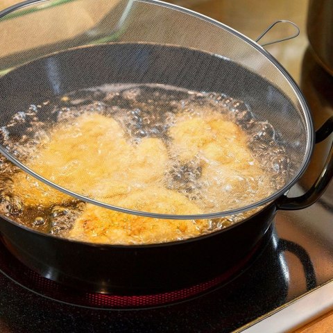 Pokrywka Ochronna do Smażenia Duża Sitko Cedzak Zmywarka 30 cm ORION