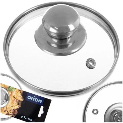 Pokrywka Szklana Żaroodporna Odpowietrznik 12 cm ORION Zmywarka
