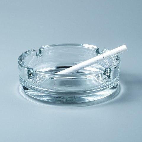 Popielniczka Szklana Stołowa Okrągła Klasyczna 10 cm ORION na Taras