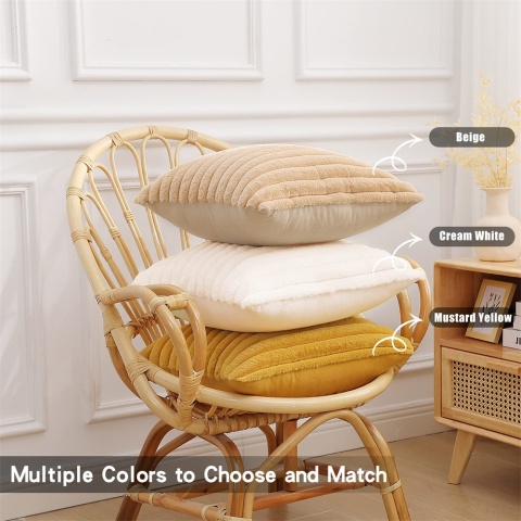 Olanly Poszewka na poduszkę 50x50cm Nordic Solid Color Poszewka na poduszkę 45x45 Miękkie puszyste poszewki na poduszki Luksusowy wystrój domu Poszewka na poduszkę Sofa