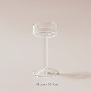 Zestaw szklanych świeczników Świecznik na tealighty Wystrój domu Ślubne ozdoby stołowe Kryształowy uchwyt Ustawienie stołu obiadowego