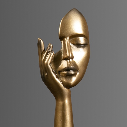 Żywiczne abstrakcyjne maski statuetki europejskie miniaturowe figurki do wnętrza domowego biura studium pulpit rysunek ozdoba wystrój prezent