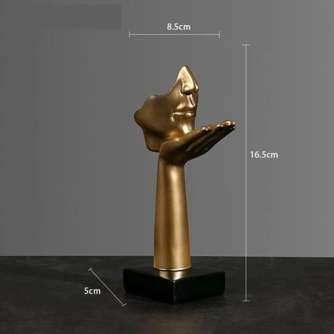 Żywiczne abstrakcyjne maski statuetki europejskie miniaturowe figurki do wnętrza domowego biura studium pulpit rysunek ozdoba