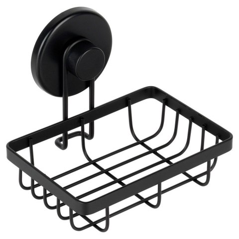 Półka Pod Prysznic Metalowa Mała Czarna na Przyssawkę 135 cm BS