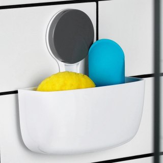 Półka Pod Prysznic na Przyssawkę Biała 16 x 7 cm Kosmetyki BS