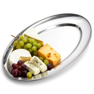 Półmisek stalowy owalny 32x20 cm